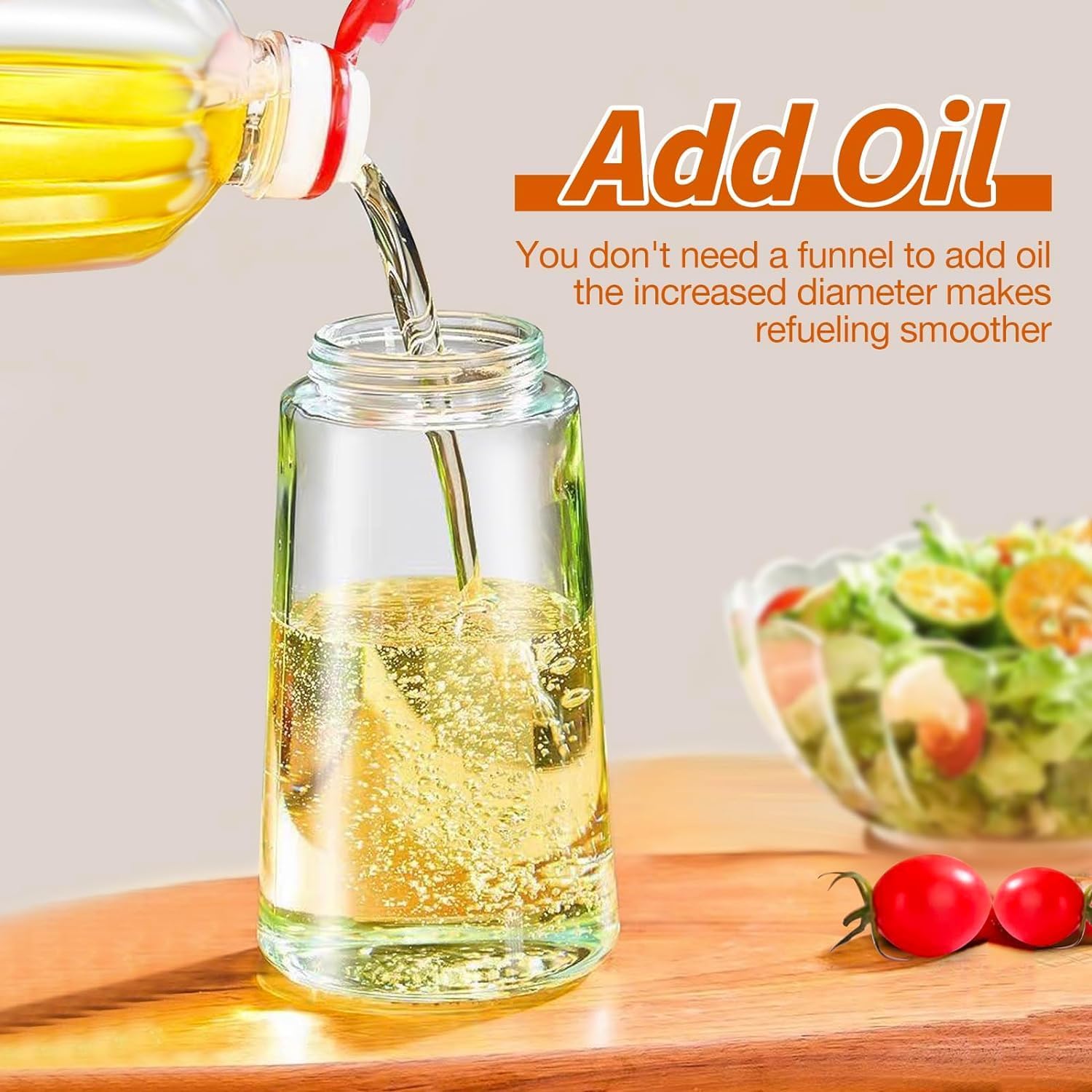 Oil Sprayer and Dispenser Bottle