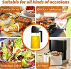 Oil Sprayer and Dispenser Bottle