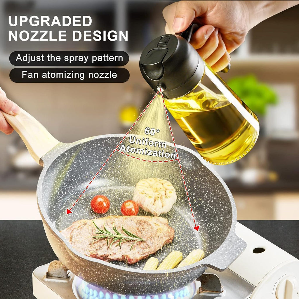 Oil Sprayer and Dispenser Bottle
