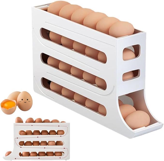 Automatic Rolling Egg Dispenser for Refrigerator