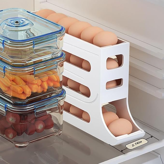 Automatic Rolling Egg Dispenser for Refrigerator