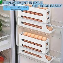 Automatic Rolling Egg Dispenser for Refrigerator
